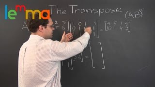 Linear Algebra 11x The Transpose of a Product [upl. by Mercuri]