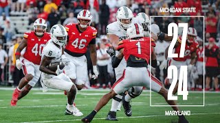 Michigan State Football at Maryland  Game Highlights  September 7 2024 [upl. by Winikka]