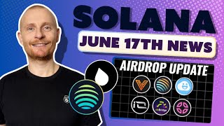 Solana 17th June 2024 Airdrop SOL JUP Vote News [upl. by Eardnoed513]