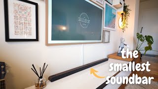 The Smallest Soundbar  Samsung Ultra Slim HW  S800D [upl. by Snah]