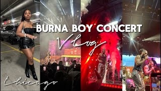 BURNA BOY CONCERT VLOG CHICAGO [upl. by Best684]