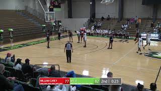 Life University Mens Basketball vs William Carey [upl. by Ahcas]