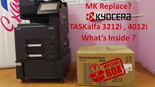 Whats Inside  Kyocera 3212 MK kit  Maintenance Kit unboxing  3212i  4012i  MK Replace Error [upl. by Yellas460]