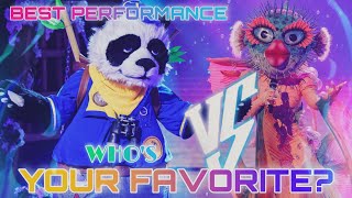 Panda VS Pufferfish  Levitating  Masked Singer Face Offs [upl. by Nos]