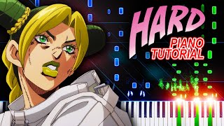 Stone Ocean Opening Theme from JoJos Bizarre Adventure Part 6  Piano Tutorial [upl. by Eadahc468]