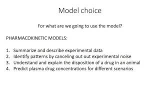 Lecture 14 Pharmacokinetic Models [upl. by Landan]