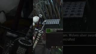 Mastercrafted Wolven Silver Sword Diagram Location  The Witcher 3 Wild Hunt Next Gen Upgrade [upl. by Leela4]