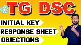 TS DSC PRELIMINARY KEY UPDATE 2024DSC RESPONSE SHEET DOWNLOAD PROCESSDSC RESULTS [upl. by Naejeillib267]