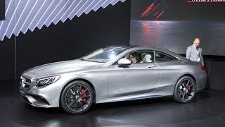 2015 Mercedes S63 AMG 4MATIC Coupe Preview 2014 New York Auto Show [upl. by Senga773]