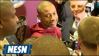 Isaiah Thomas On Trade From Celtics To Cavs Not Playing Vs Cs [upl. by Eserrehs954]