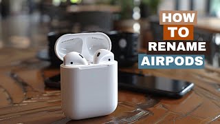 How to Rename AirPods [upl. by Ultun]