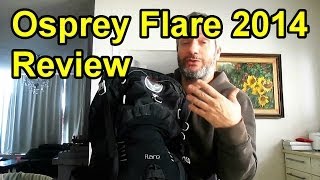 Osprey Flare day pack 2014 review [upl. by Ruelle959]