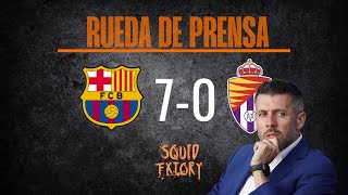 Paulo Pezzolano rueda de prensa Barcelona VS Valladolid [upl. by Adela]