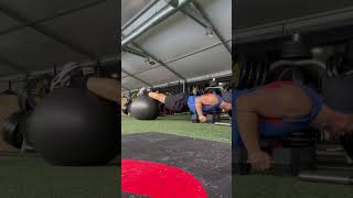 Empuje de Suelo con Mancuernas Hexagonales Tomada NeutraPies en Fitballflex Cadera Unilateral [upl. by Antoinette]