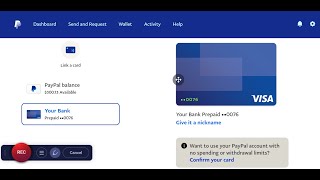 How To Verify PayPal With No Withdrawal limits   How To Confirm your Card On PayPal [upl. by Preciosa565]