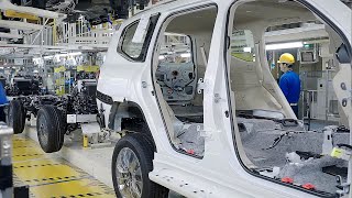 How your Toyota Land Cruiser is made Toyota factory tour in Japan [upl. by Ainit]