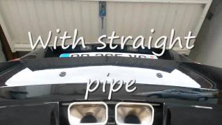 Chrysler crossfire straight pipe [upl. by Isolt884]