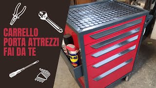 Costruzione carrello porta attrezzi da officina fai da te  building tool trolley DIY [upl. by Champagne]