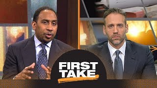 Stephen A and Max react to Charles Barkley ripping LaVar Balls parenting  First Take  ESPN [upl. by Kristal410]