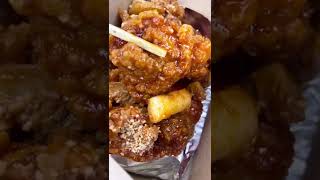 Korean Style Fried Chicken From a Local Restaurant [upl. by Heisel586]