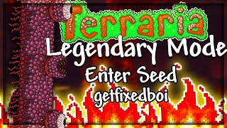 Terraria LEGENDARY ZENITH SEED  HARDMODE TODAY [upl. by Ballman]