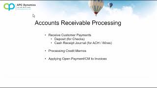 Accounts Receivable Processing in Dynamics 365 Business Central [upl. by Penney]