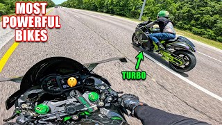 TURBO HAYABUSA vs NINJA H2 😈 [upl. by Baryram]