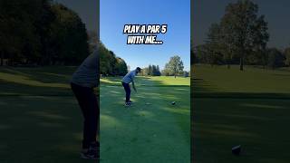 Playing a Par 5 With IRONS ONLY Can I Make Par ⛳️ MakeParsSmokeCigars Golf GolfSwing [upl. by Dygall]