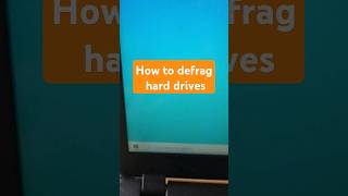 How to defrag hard drives to improve performance funwithcomputer23 diskdefragmentation [upl. by Haduj230]