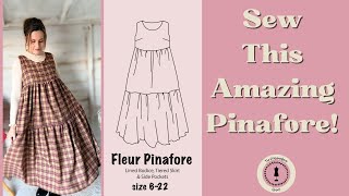 The Secret to a Perfect Pinafore Sew it with the Burrito Method [upl. by Hessler]