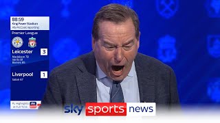 Soccer Saturday Leicester 31 Liverpool  Goal reaction as it happened [upl. by Duwe]