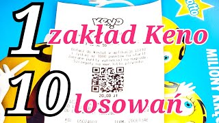 Zakłady Lotto Keno Sprawdzimy jeden zakład na dziesięć losowań [upl. by Brent493]