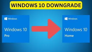 How to  Downgrade Windows 10 Pro to Windows 10 Home [upl. by Elokcin]