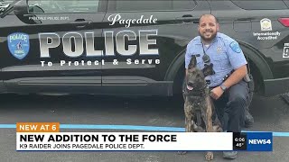 Pagedale Police Department adds K9 to the force [upl. by Assenat214]