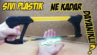 SIVI PLASTİK DAYANIKLILIK TESTİ  Liquid Plastic Endurance test Poliüretan Reçine [upl. by Vitek]