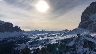 Sellaronda grün auf Skiern 4K 60fps [upl. by Toile]