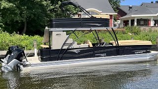 2024 Premier 330 Escalante DoubleDecker PTX Tritoon  Ready For Test Drives at MarineMax Nisswa [upl. by Nna298]