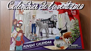 Revue°8 Calendrier de lavent 2020 Schleich horse club [upl. by Nirtiak67]