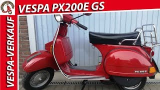 Vespa PX200E LUSSO  VSX1T  Bj1985  P200E weitere INFO unter dem Video [upl. by Akema]