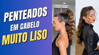 Penteados em cabelo Liso e Longo  Hairstyles Perfect [upl. by Jodee]