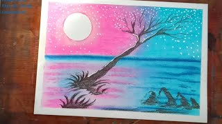 Best Landscape Painting for Kids  Easy to Learn for all [upl. by Orlanta37]