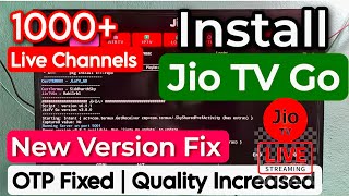 How To Install Jio TV App In Android TV How To Play Jio TV On Android TV Jio TV Go ATechnicalGill [upl. by Yrac842]