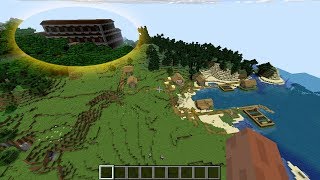 Minecraft 115 Seed 267 Woodland mansion near village [upl. by Aillij]