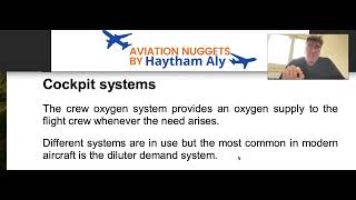 Dilutor Demand cockpit oxygen system [upl. by Egag]