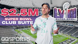 What 25M Gets You at Super Bowl LVIII  All Access  GQ Sports [upl. by Amalle]