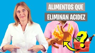 EVITA la ACIDEZ DE ESTÓMAGO con estos ALIMENTOS  Alimentos contra la acidez  Nutrición clínica [upl. by Koetke]