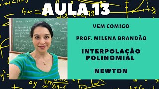 Interpolação Polinomial pelo método de Newton [upl. by Sheila874]