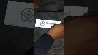 Electroluminescent Logo Bag with Reflective sheet [upl. by Veronica]