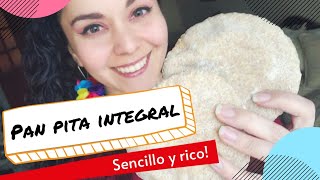 Pan pita integral súper fácil PASO A PASO [upl. by Cordula200]