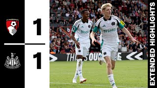 AFC Bournemouth 1 Newcastle United 1  EXTENDED Premier League Highlights [upl. by Verna]